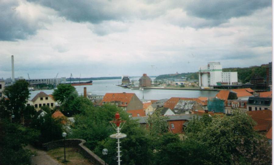 Blick über den Flensburger Hafen