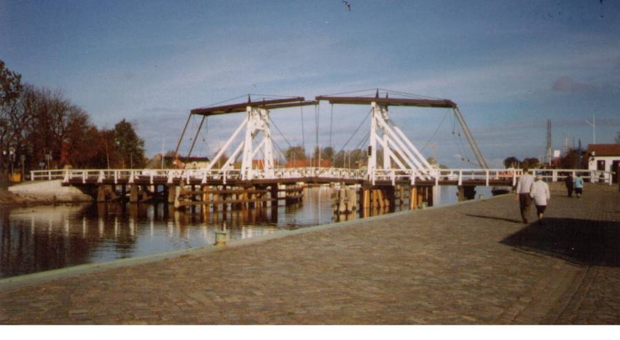 Holländerbrücke am Ryck in Wiek/Eldena